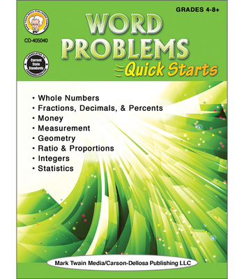 Word Problems Quick Starts