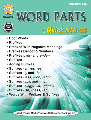 Word Parts Quick Starts