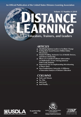 Distance Learning Vol 15 Issue 4