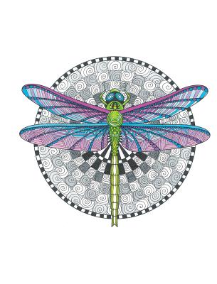 TangleEasy Guided Journal Dragonfly