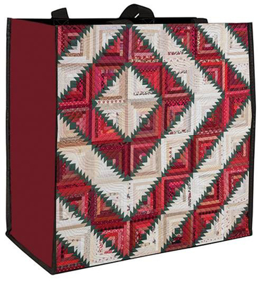 Carolie Hensley's Holiday Log Cabin Eco Tote