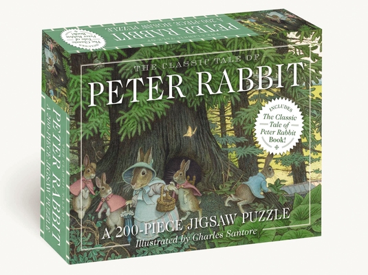 The Classic Tale of Peter Rabbit 200-Piece Jigsaw Puzzle and   Book