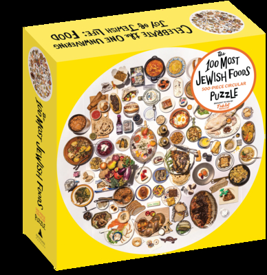 The 100 Most Jewish Foods: 500-Piece Circular Puzzle