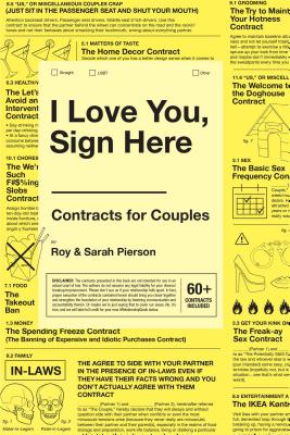 I Love You, Sign Here