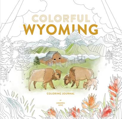 Colorful Wyoming Coloring Journal