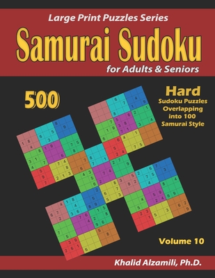 Samurai Sudoku for adults & Seniors