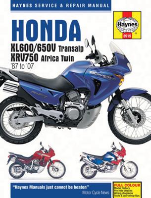 Honda XL600/650 Transalp & XRV750 Africa Twin (87 - 07)