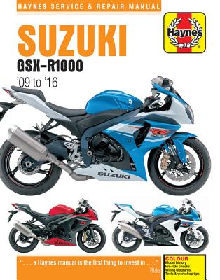 Suzuki GSX-R1000 (09 - 16) Haynes Repair Manual