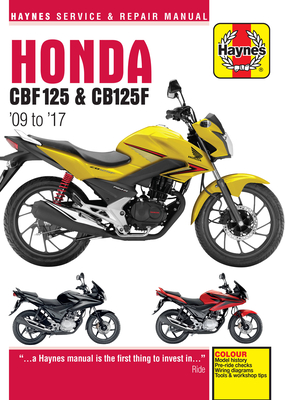 Honda CBF125 & CB125F ('09 To '17)