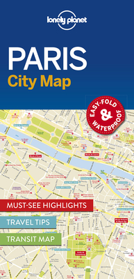 Lonely Planet Paris City Map