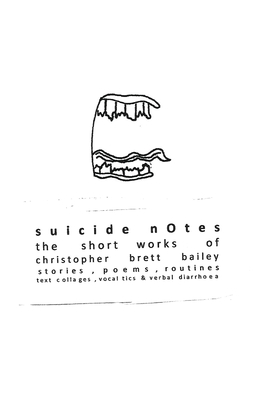 suicide notes