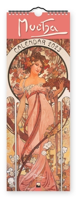 Alphonse Mucha Slim Calendar 2023 (Art Calendar)