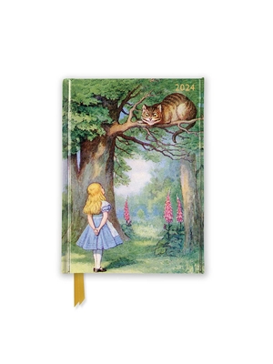 John Tenniel: Alice & the Cheshire Cat 2024 Luxury Pocket Diary - Week to View