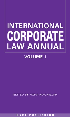 International Corporate Law - Volume 1