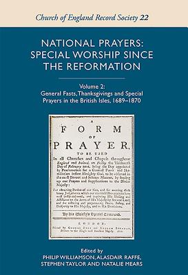 National Prayers: Special Worship since the Reformation