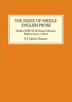 The Index of Middle English Prose