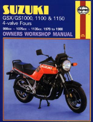 Suzuki GS/GSX1000, 1100 & 1150 4-valve Fours (79 - 88) Haynes Repair Manual