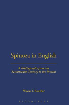 Spinoza In English, A Bibliography