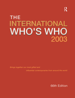 Intl Whos Who 2003