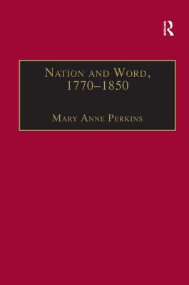 Nation and Word, 1770-1850