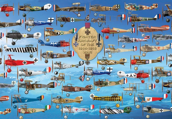 Fighter Aircraft of the 1914-1918 War Jigsaw (1000-piece)
