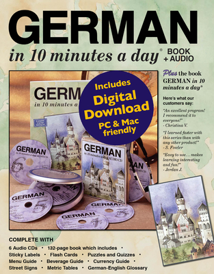 GERMAN in 10 minutes a day (R) BOOK + AUDIO