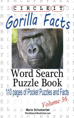 Circle It, Gorilla Facts, Word Search, Puzzle Book