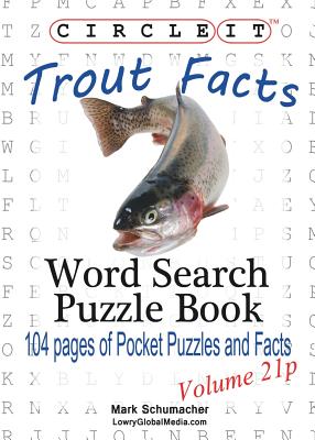 Circle It, Trout Facts, Pocket Size, Word Search, Puzzle Book