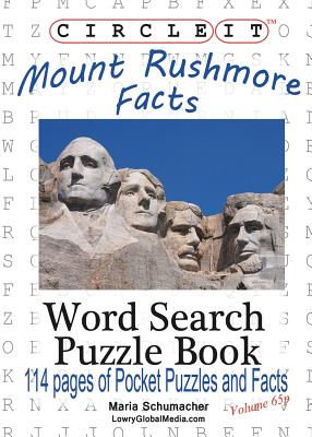 Circle It, Mount Rushmore Facts, Pocket Size, Word Search, Puzzle Book