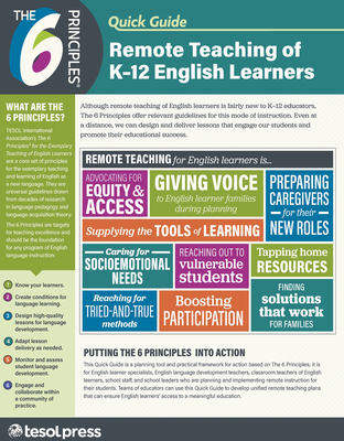 The 6 Principles (R) Quick Guide: Remote Teaching of K-12 English Learners