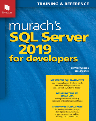 Murach's  SQL Server 2019 for Developers