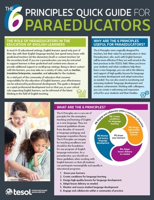 The 6 Principles (R) Quick Guide for Paraeducators: Pack of 5