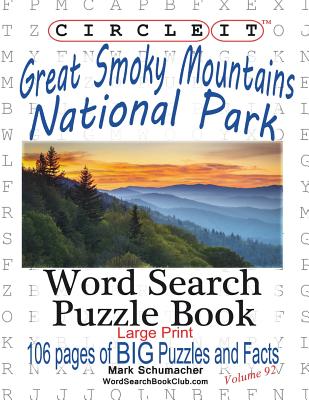 Circle It, Great Smoky Mountains National Park Facts, Word Search, Puzzle Book