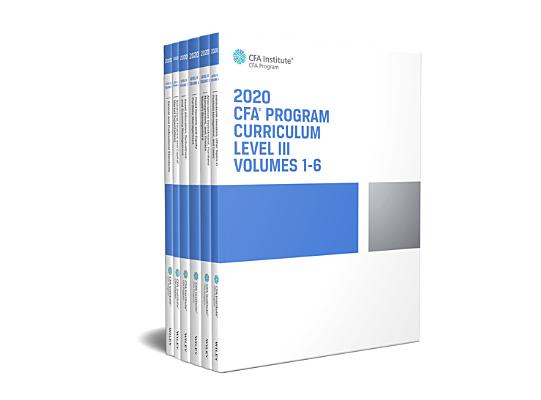 CFA Program Curriculum 2020 Level III, Volumes 1 - 6, Box Set