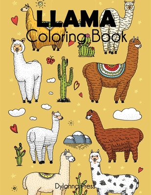 Llama Coloring Book