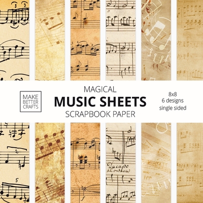 Music Sheets Scrapbook Paper