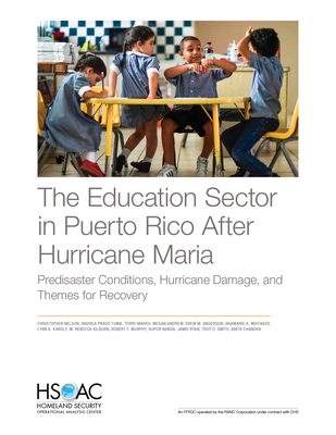 The Education Sector in Puerto Rico After Hurricane Maria