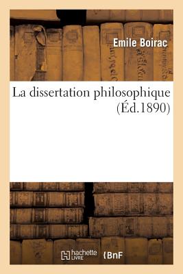 La dissertation philosophique
