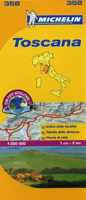 Toscana - Michelin Local Map 358