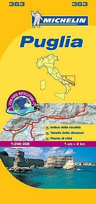 Puglia - Michelin Local Map 363