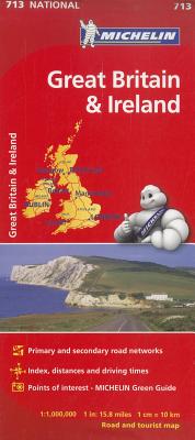 Great Britain & Ireland 2023 - Michelin National Map 713