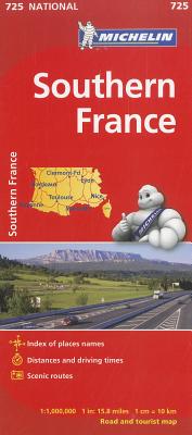 Southern France - Michelin National Map 725