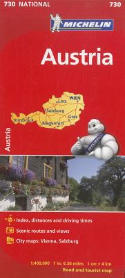 Austria - Michelin National Map 730