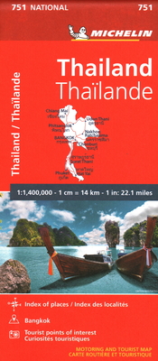 Thailand - Michelin National Map 751