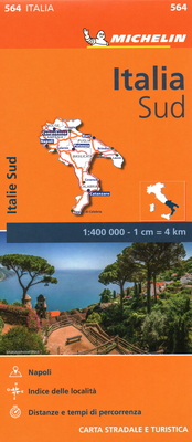 Italy South - Michelin Regional Map 564