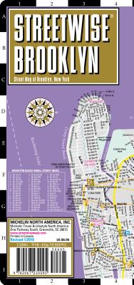 Streetwise Brooklyn Map - Laminated City Center Street Map of Brooklyn, New York