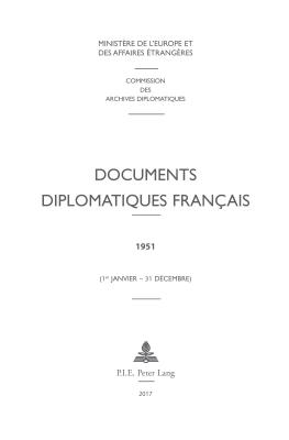 Documents Diplomatiques Francais