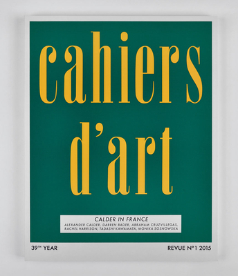 Cahiers d'Art N Degrees1, 2015