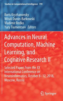 Advances in Neural Computation, Machine Learning, and Cognitive Research II