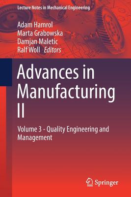 Advances in Manufacturing II